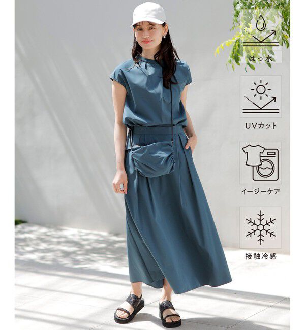 ANY SIS「【撥水・接触冷感・UVカット・洗える】イージートリプル SET」|スーツ|ブルー