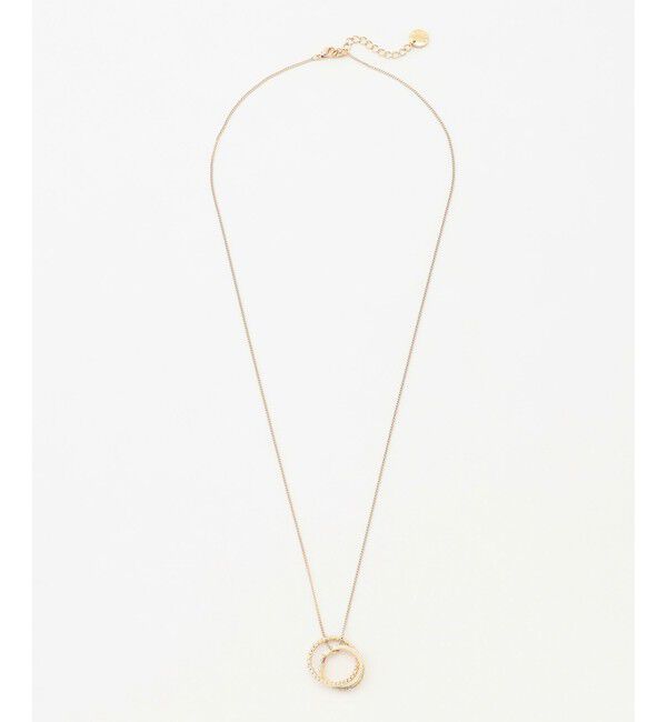 ANY SIS「ダブルリング ネックレス」|ネックレス|