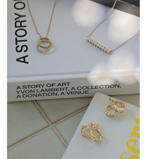 ANY SIS「ダブルリング ネックレス」|ネックレス|