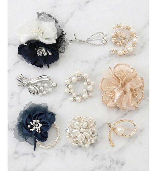 ANY SIS「シアーシフォン コサージュ」|ブローチ・コサージュ|