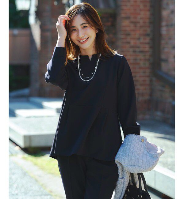 ANY SIS「ジュエルパール調2連 ネックレス」|ネックレス|