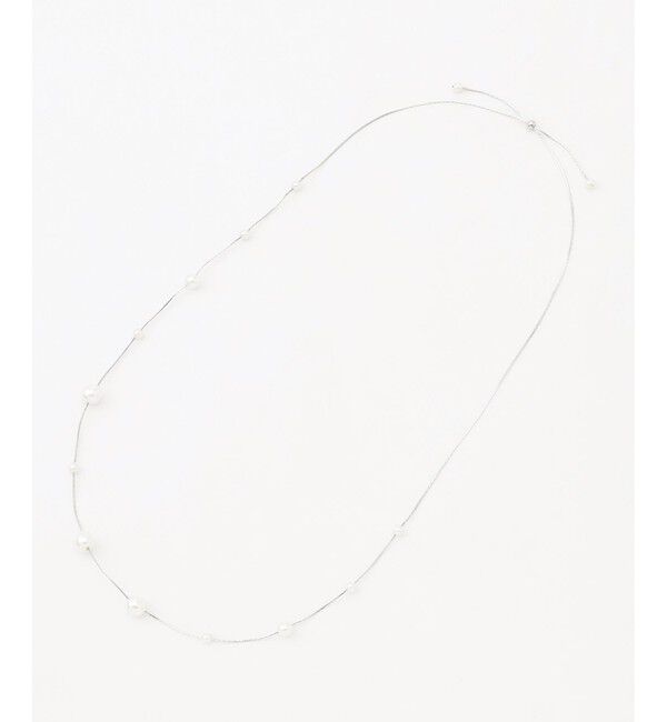 ANY SIS「パールステーション ネックレス」|ネックレス|シルバー