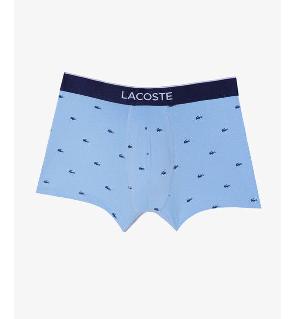 LACOSTE「３パックプリントストレッチコットントランクボクサーショーツ / ボクサーパンツ」|インナー|