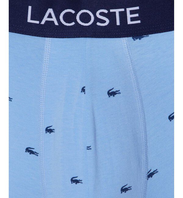 LACOSTE「３パックプリントストレッチコットントランクボクサーショーツ / ボクサーパンツ」|インナー|