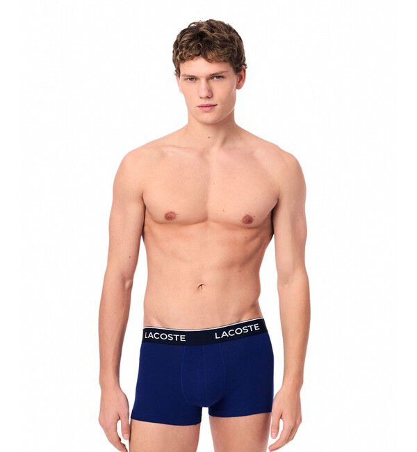 LACOSTE「３パックストレッチコットントランクボクサーショーツ / ボクサーパンツ」|インナー|