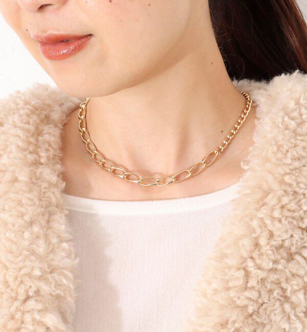 NOLLEY'S「【grace grace/グラスグラス】コンビチェーンネックレス(Big)」|ネックレス|