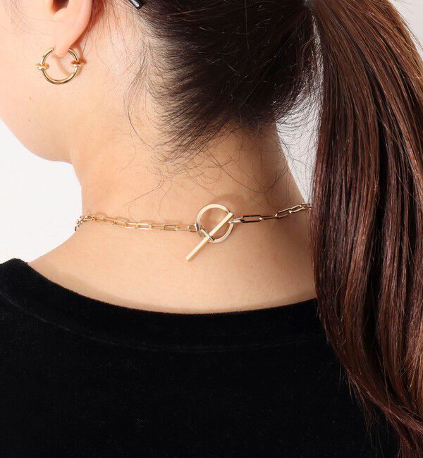 NOLLEY'S「【grace grace/グラスグラス】コンビチェーンネックレス（slim)」|ネックレス|