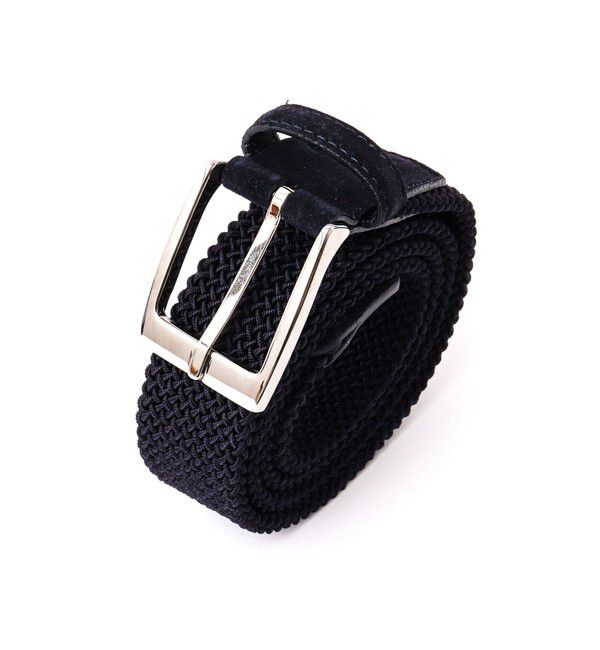 NOLLEY'S goodman「【Saddler's/サドラーズ】別注イントレチャート無地ベルト35」|ベルト|ネイビー