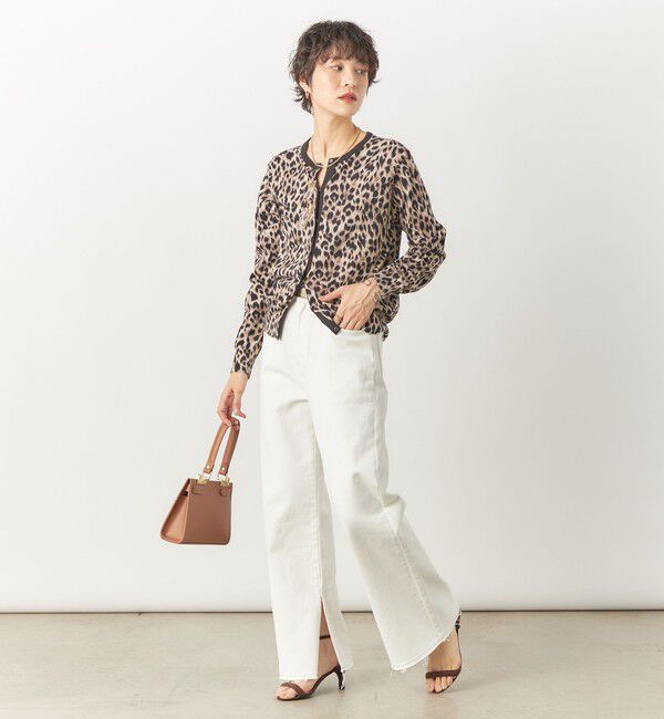 Rie Miller「【RM denim】スリットフレアハイウエストデニム」|デニム|