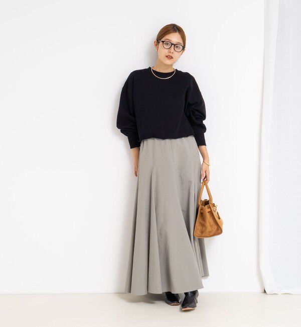 NOLLEY'S「【追加】【WEB＆一部店舗限定色あり】ウォッシャブルヴィンテージタフタマチ入りマキシスカート」|スカート|