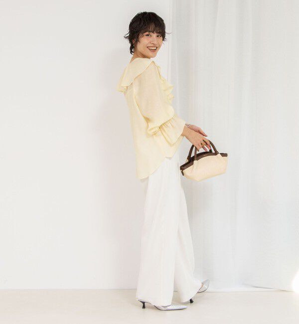 NOLLEY'S sophi「シアーラッフルブラウス」|シャツ・ブラウス|