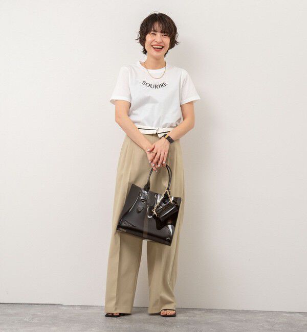 NOLLEY'S sophi「オーガニックコットンロゴT」|Tシャツ・カットソー|