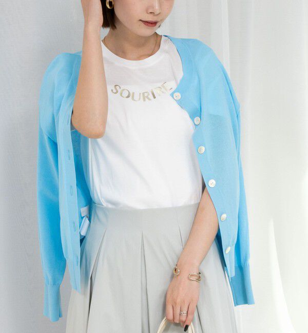 NOLLEY'S sophi「オーガニックコットンロゴT」|Tシャツ・カットソー|