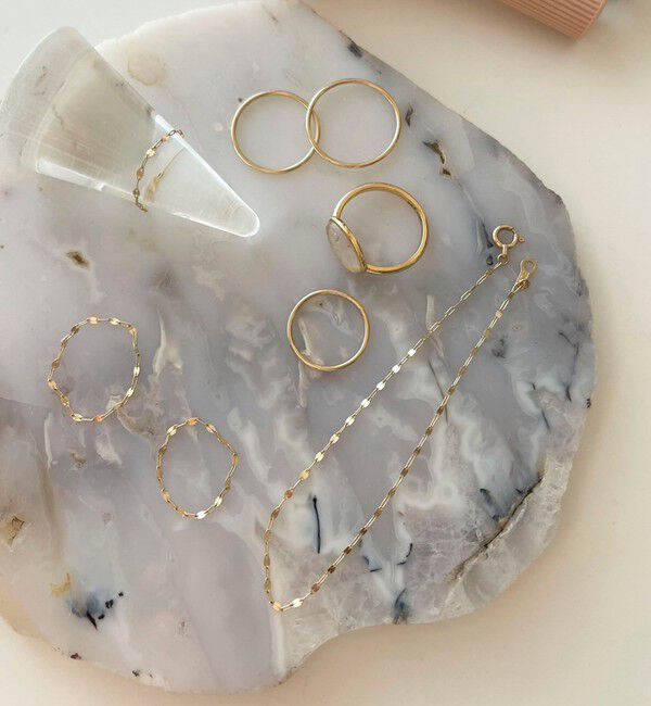 grace grace「【grace grace/グラスグラス】10Kペタルチェーンブレスレット」|ブレスレット・バングル|