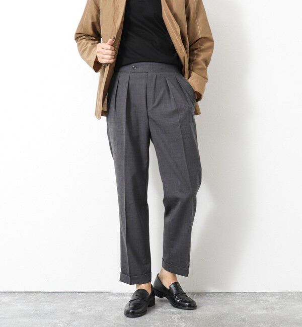 WORK ABOUT「NSN アジャスター付2タックスラックス 25SS」|スラックス|