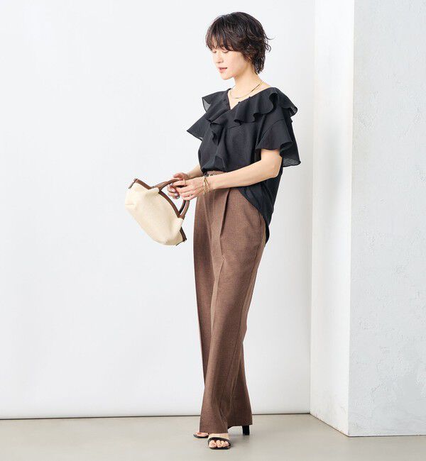 NOLLEY'S「2wayラッフル衿ブラウス」|シャツ・ブラウス|