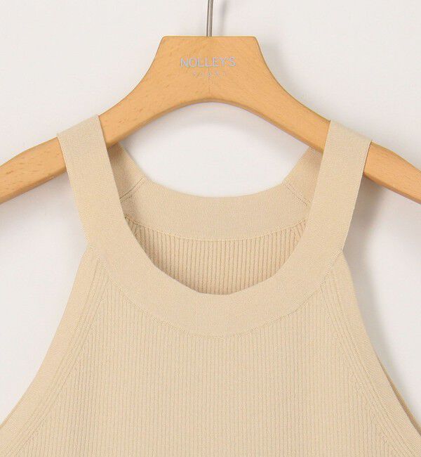 NOLLEY'S sophi「《アンサンブル対応》《手洗い可能》イタリー糸ホルターネックタンクトップ」|タンクトップ|