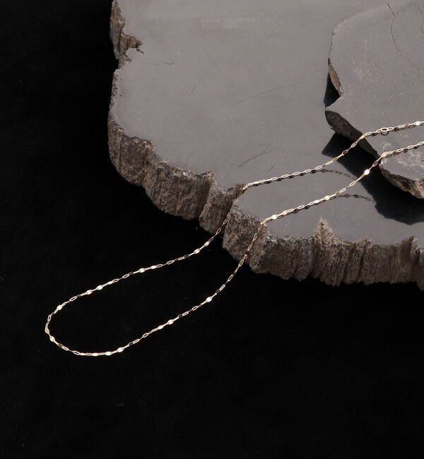 grace grace「【grace grace/グラスグラス】10Kペタルチェーンショートネックレス(40cm )」|ネックレス|