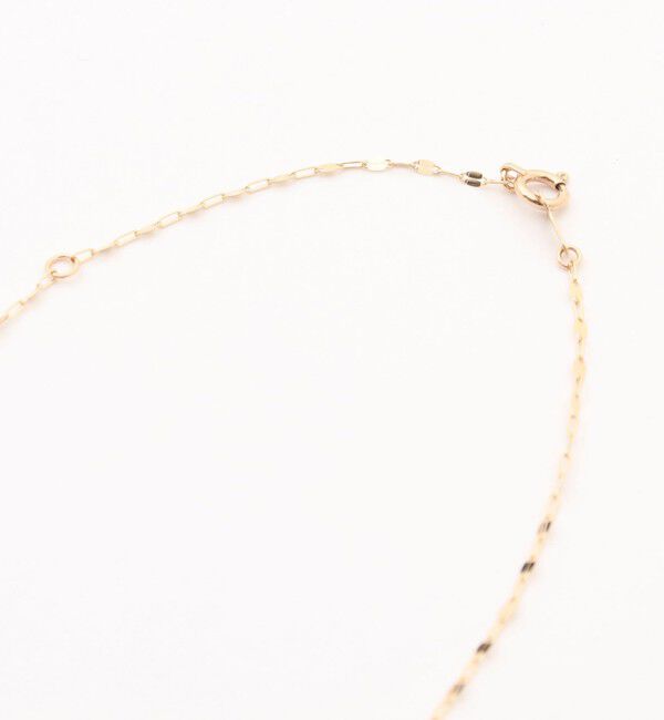 grace grace「【grace grace/グラスグラス】10Kペタルチェーンショートネックレス(40cm )」|ネックレス|