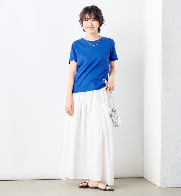 NOLLEY'S「《セットアップ対応》リンクルタイプライターポケ付きスカート」|スカート|