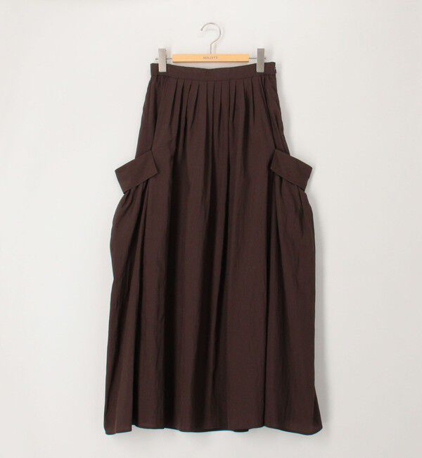 NOLLEY'S「《セットアップ対応》リンクルタイプライターポケ付きスカート」|スカート|