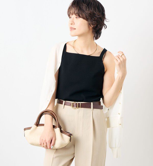 NOLLEY'S「《手洗い可能》総針オトナタンクトップ」|タンクトップ|