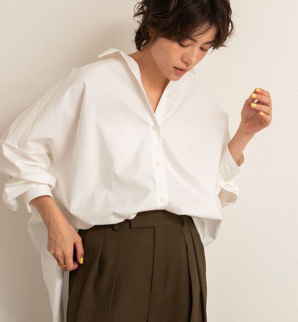 NOLLEY'S「【MAQWEL/マクウェル】オックスシャツ」|シャツ・ブラウス|