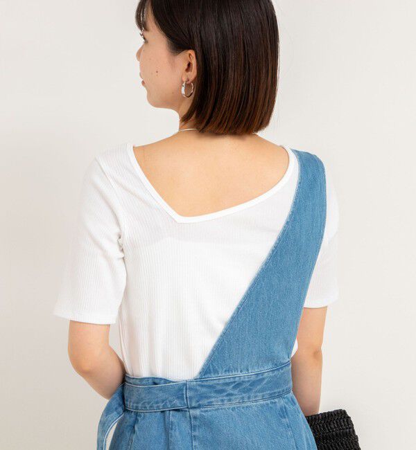 Rie Miller「ランダムテレコ2WAYプルオーバー」|Tシャツ・カットソー|