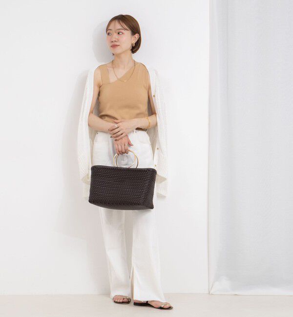 NOLLEY'S「◇【WEB限定】アシンメトリーカップ付きタンクトップ」|タンクトップ|