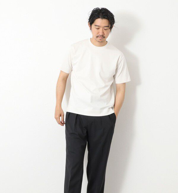 NOLLEY'S goodman「《ビジカジ対応》ハイゲージ シルケットポンチ ドレスCN T 25SS」|Tシャツ・カットソー|