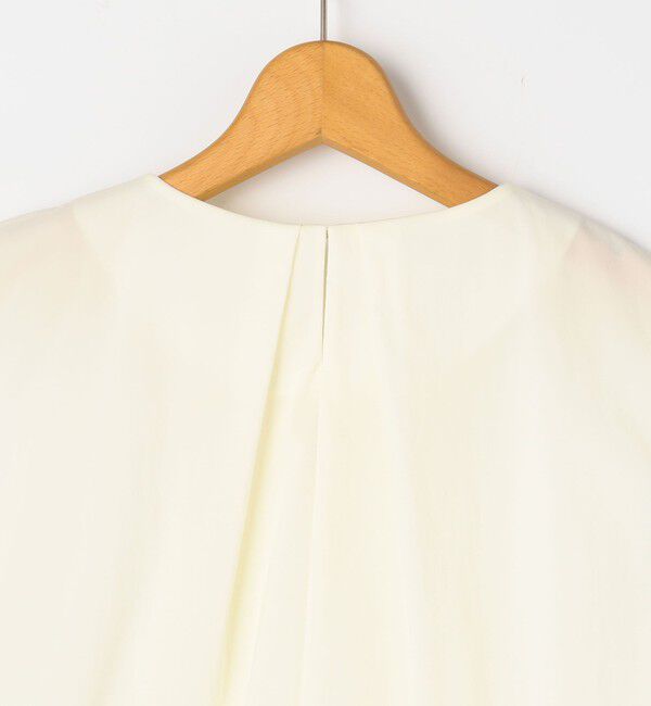 NOLLEY'S「《セットアップ対応》撥水ストレッチタフタタックブラウス」|シャツ・ブラウス|