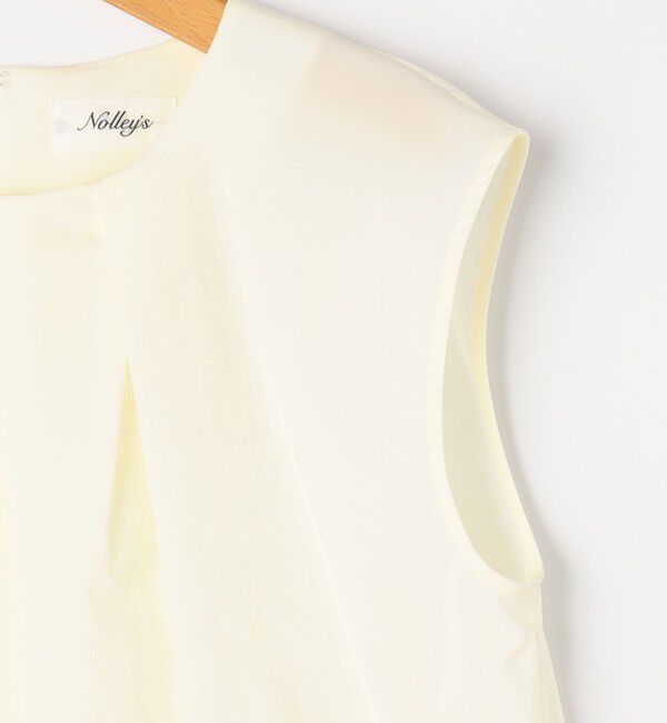 NOLLEY'S「《セットアップ対応》撥水ストレッチタフタタックブラウス」|シャツ・ブラウス|