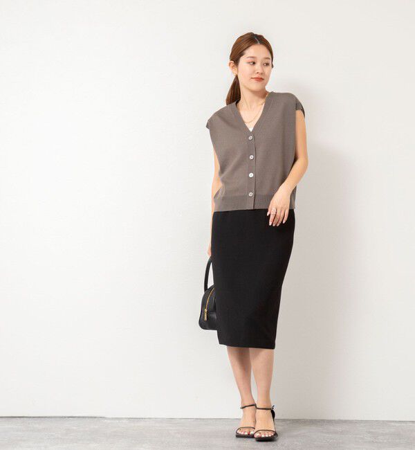 NOLLEY'S sophi「《セットアップ対応》ウォッシャブル強撚タイトスカート」|タイト|