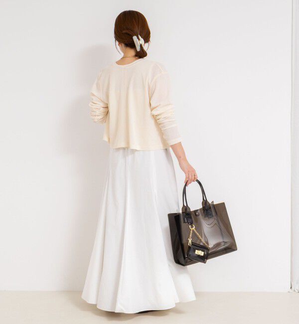 NOLLEY'S「《アンサンブル対応》シアーワッフル2WAYカーディガン」|カーディガン|