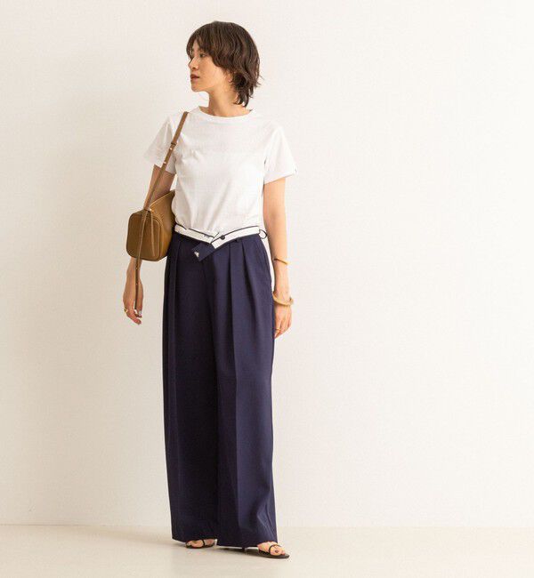 NOLLEY'S「【MAQWEL/マクウェル】MARUDOハーフスリーブTee」|Tシャツ・カットソー|