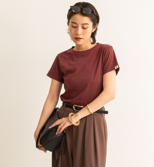 NOLLEY'S「【MAQWEL/マクウェル】MARUDOハーフスリーブTee」|Tシャツ・カットソー|