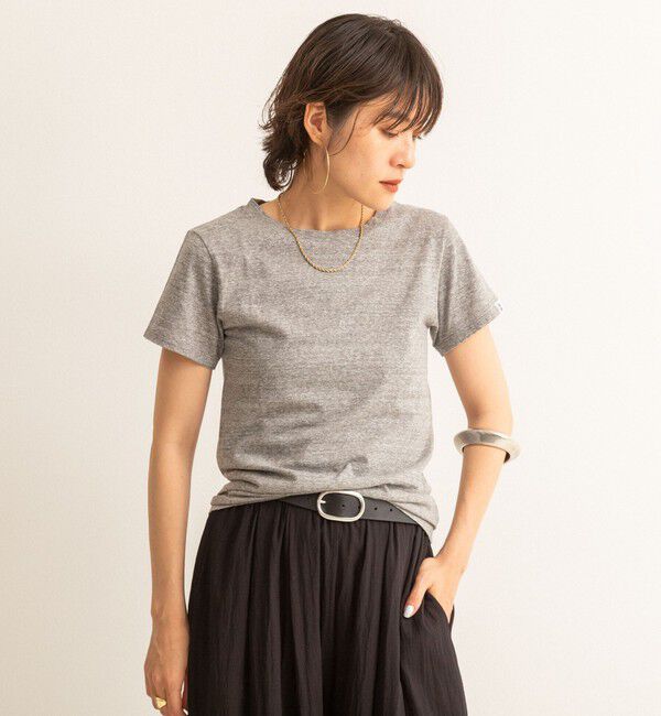 NOLLEY'S「【MAQWEL/マクウェル】MARUDOハーフスリーブTee」|Tシャツ・カットソー|