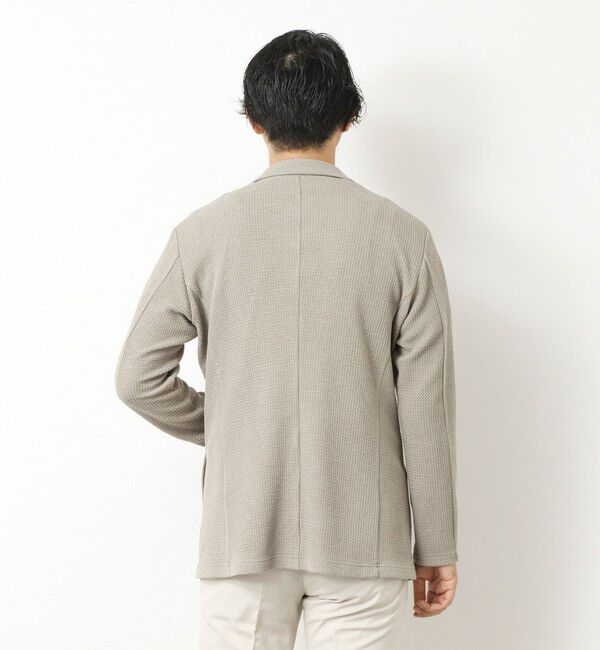 Stutostein「《ビジカジ対応》Relax Jogger Jersey ウォッシャブルテーラーCD」|カーディガン|