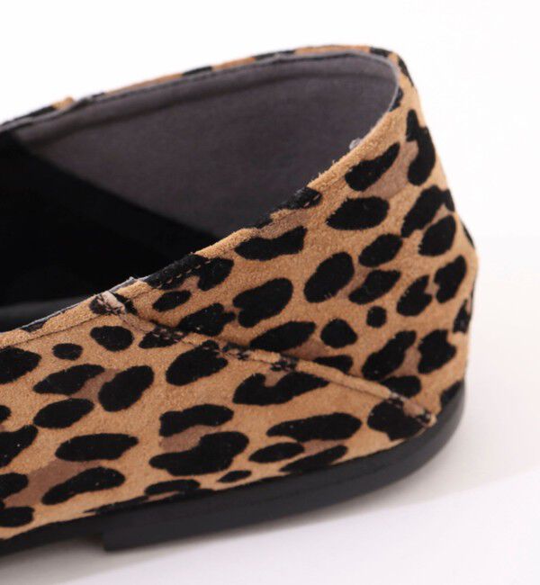 NOLLEY'S「レオパードスエードスリッパローファー」|ローファー|