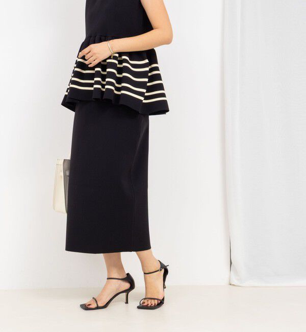 NOLLEY'S「《セットアップ対応》ミラノリブタイトスカート」|タイト|