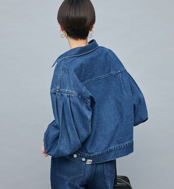 Rie Miller「【RM denim】袖ボリュームGジャン」|デニムジャケット|