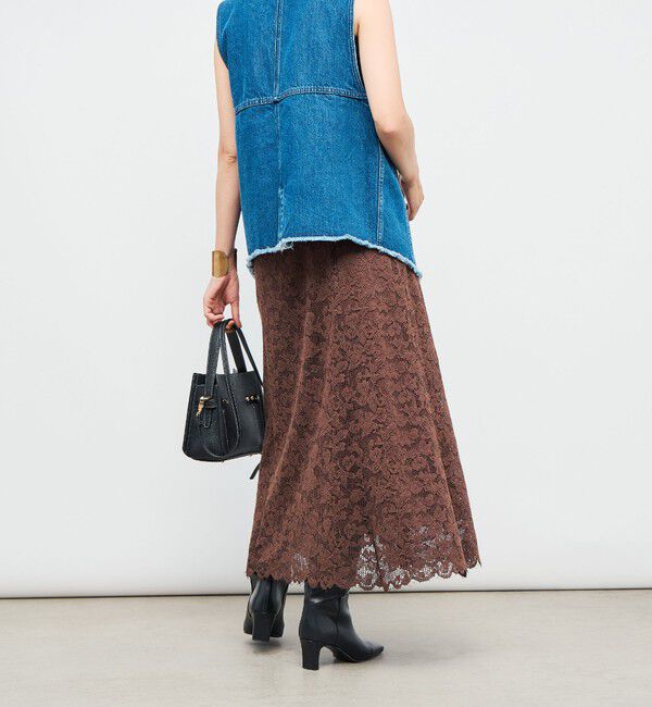 NOLLEY'S「ウォッシャブルレースマーメイドスカート」|スカート|