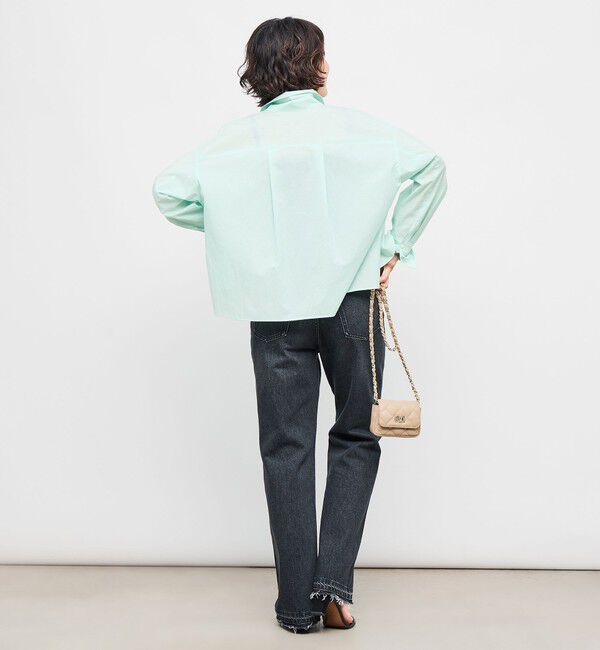 NOLLEY'S「エアリーショートシャツ」|シャツ・ブラウス|