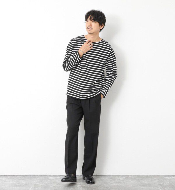 NOLLEY'S goodman「MVSシルケットボーダーBN」|Tシャツ・カットソー|