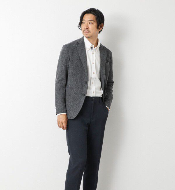 NOLLEY'S goodman「《ビジカジ/セットアップ対応》【尾州】先染めハニカムイージーJK 25AW」|テーラードジャケット|