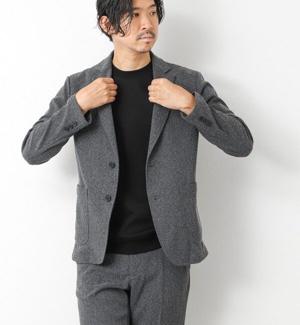 NOLLEY'S goodman「《ビジカジ/セットアップ対応》【尾州】先染めハニカムイージーJK 25AW」|テーラードジャケット|