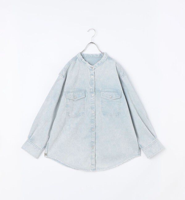 Rie Miller「【RM denim】硫化染コーデュロイシャツジャケット」|シャツ・ブラウス|