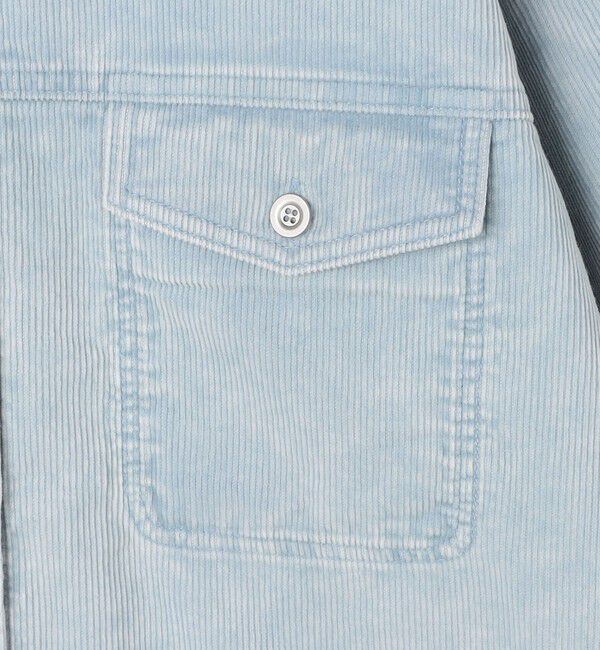 Rie Miller「【RM denim】硫化染コーデュロイシャツジャケット」|シャツ・ブラウス|