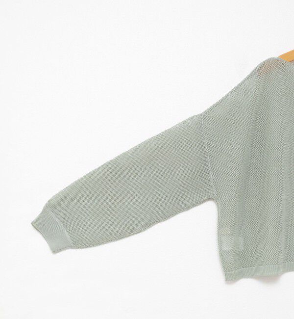 NOLLEY'S「《手洗い可能》ドライメッシュショートプルオーバーニット」|ニット・セーター|