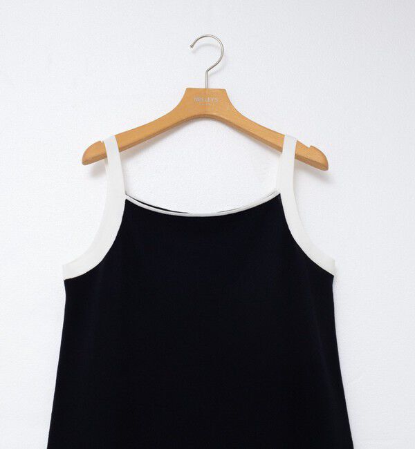 NOLLEY'S sophi「《手洗い可能》配色ニットロングキャミワンピース」|ワンピース|